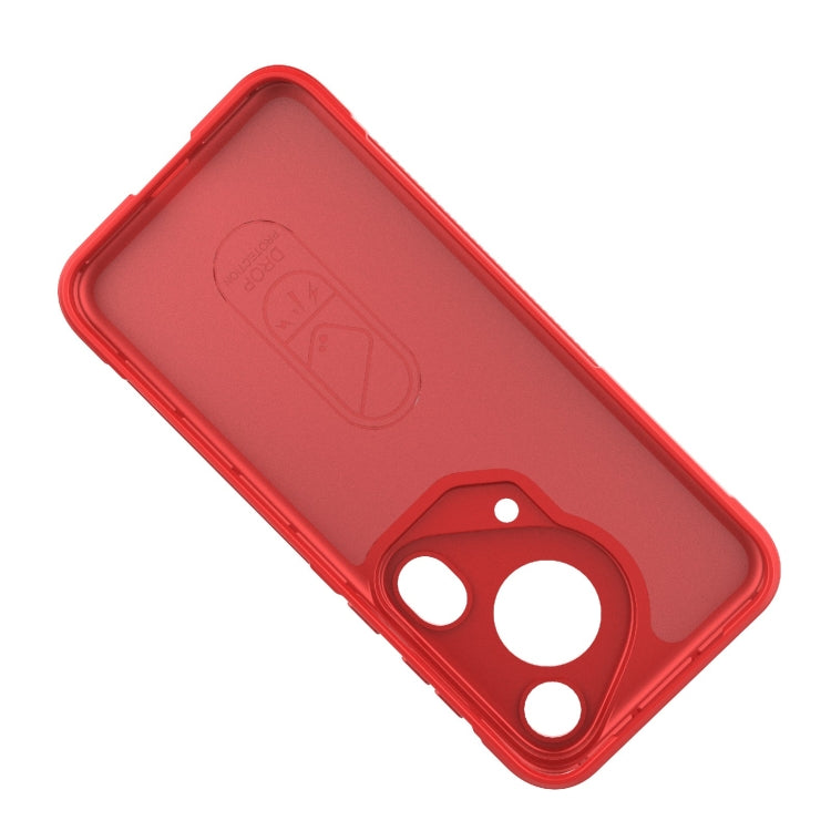 For Huawei Pura 70 Ultra Magic Shield TPU + Flannel Phone Case(Red) - Huawei Cases by PMC TechLife | Online Shopping South Africa | PMC TechLife | Buy Now Pay Later Mobicred