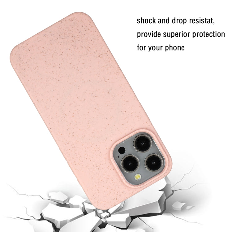 For iPhone 11 Pro Max Wheat MagSafe Magnetic Straw Material + TPU Phone Case(Pink) - iPhone 11 Pro Max Cases by PMC TechLife | Online Shopping South Africa | PMC TechLife | Buy Now Pay Later Mobicred