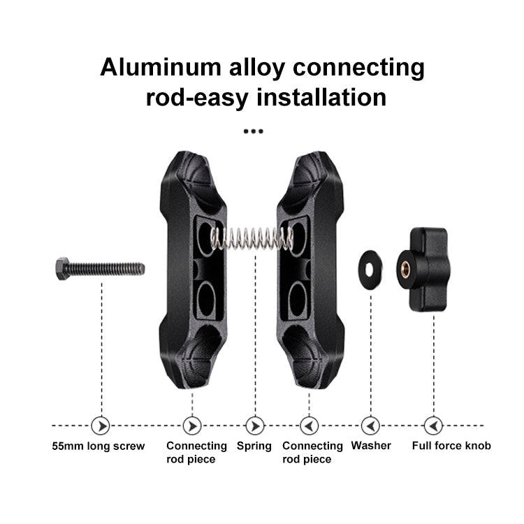 RUIGPRO Crab Clamp Action Camera Bracket 3-claw Ball Head Mount with Rod - Holder by RUIGPRO | Online Shopping South Africa | PMC TechLife | Buy Now Pay Later Mobicred
