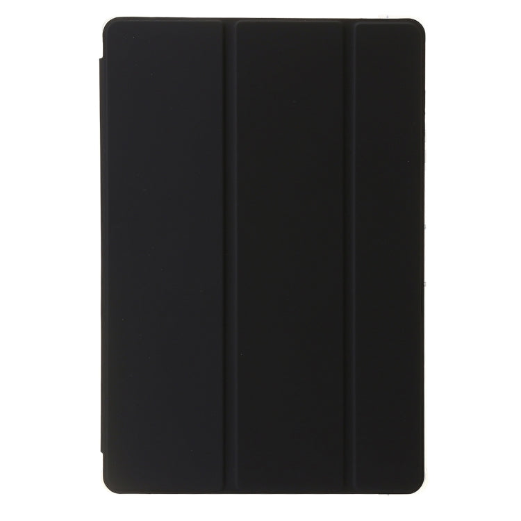 For Huawei MatePad Pro 13.2 2023 Clear Acrylic 3-Fold Leather Tablet Case(Black) - Huawei by PMC TechLife | Online Shopping South Africa | PMC TechLife | Buy Now Pay Later Mobicred