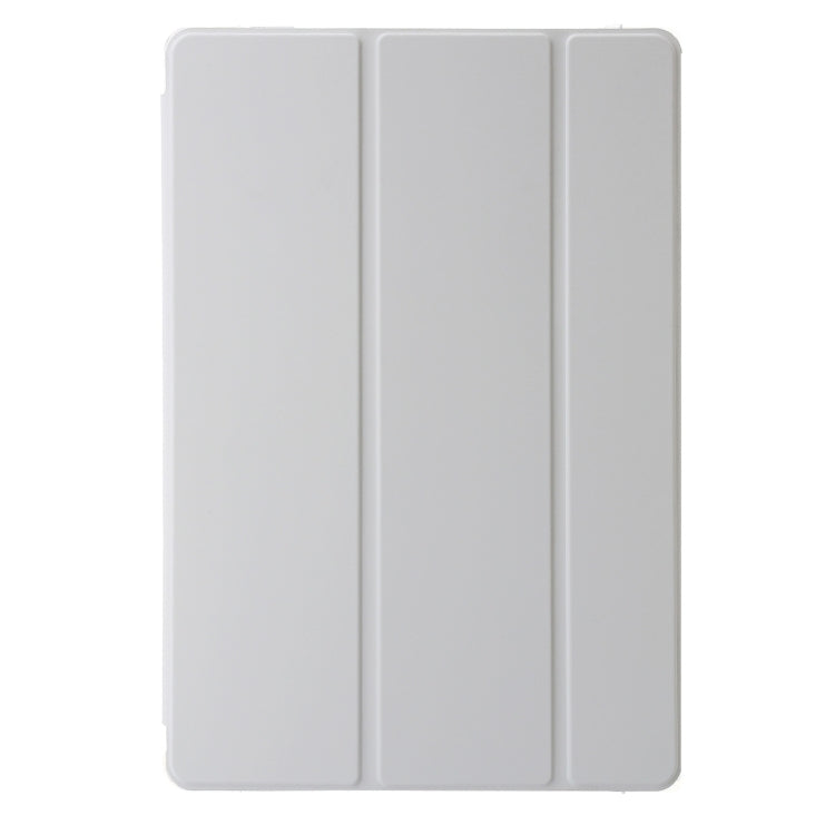 For Huawei MatePad Pro 13.2 2023 Clear Acrylic 3-Fold Leather Tablet Case(Grey) - Huawei by PMC TechLife | Online Shopping South Africa | PMC TechLife | Buy Now Pay Later Mobicred