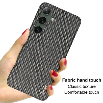 For Samsung Galaxy S24+ 5G imak Ruiyi Series Cloth Texture PU + PC Phone Case(Light Grey) - Galaxy S24+ 5G Cases by imak | Online Shopping South Africa | PMC Jewellery | Buy Now Pay Later Mobicred