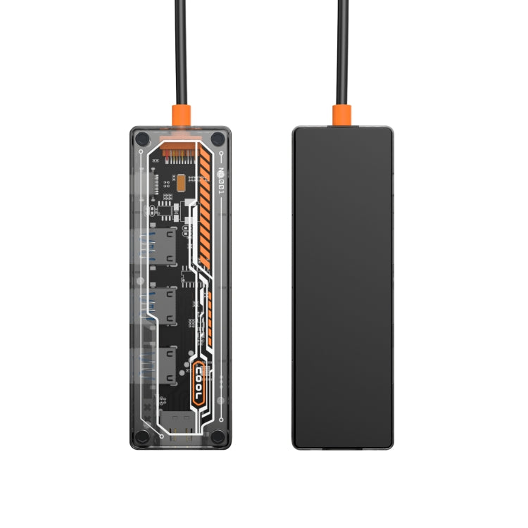 SW5H 5 in 1 Type-C to PD + USB3.0 + 2 x USB2.0 + HDMI HUB Docking Station(Grey) - USB HUB by PMC Jewellery | Online Shopping South Africa | PMC Jewellery | Buy Now Pay Later Mobicred