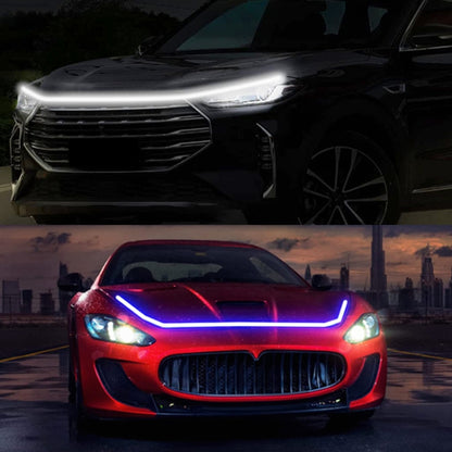 Car Startup Scan Through Hood LED Daytime Running Atmosphere Light, Length:1.2m(White Light) - Running Lights by PMC Jewellery | Online Shopping South Africa | PMC Jewellery | Buy Now Pay Later Mobicred