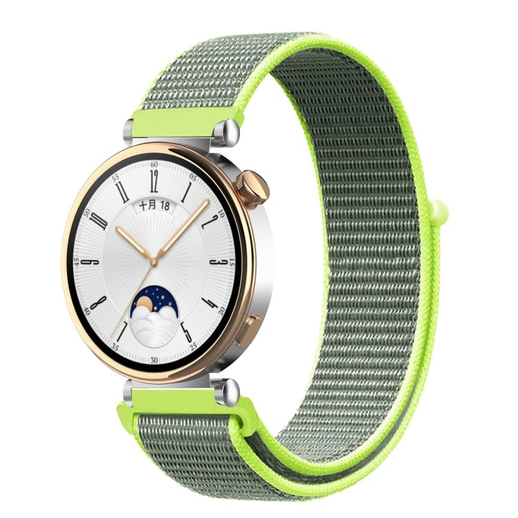 18mm Universal Nylon Loop Watch Band(Bright Yellow) - 18mm Bands by PMc TechLife | Online Shopping South Africa | PMc TechLife | Buy Now Pay Later Mobicred
