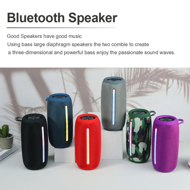 T&G TG663 Portable Colorful LED Wireless Bluetooth Speaker Outdoor Subwoofer(Red) - Desktop Speaker by T&G | Online Shopping South Africa | PMC Jewellery | Buy Now Pay Later Mobicred