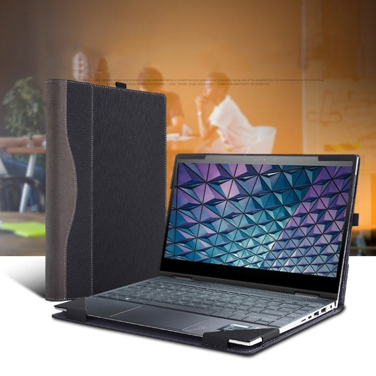 For Lenovo V14 G3 ABA / IAP Laptop Leather Shockproof Protective Case(Black) - 14.1 inch by PMC Jewellery | Online Shopping South Africa | PMC Jewellery | Buy Now Pay Later Mobicred