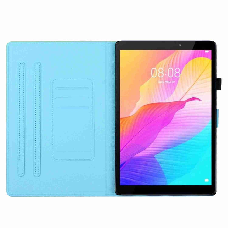 For iPad 11 Pro 2024 / 2020 / Air 4 10.9 Painted Pattern Stitching Smart Leather Tablet Case(Waves) - iPad Air (2022) / (2020) 10.9 Cases by PMC TechLife | Online Shopping South Africa | PMC TechLife | Buy Now Pay Later Mobicred