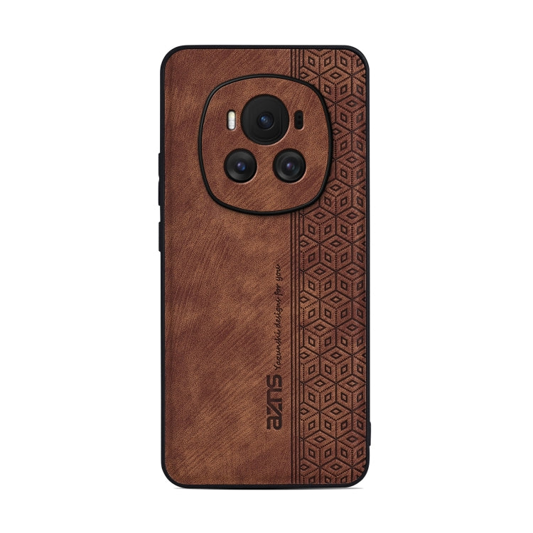 For Honor Magic6 AZNS 3D Embossed Skin Feel Phone Case(Brown) - Honor Cases by AZNS | Online Shopping South Africa | PMC Jewellery | Buy Now Pay Later Mobicred