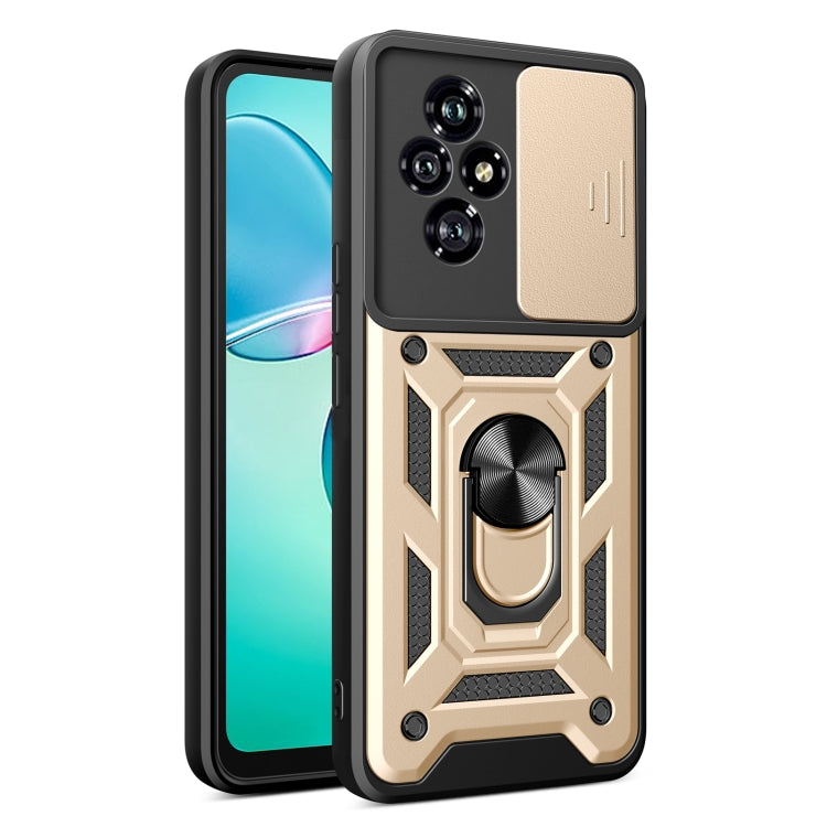 For Honor 200 Sliding Camera Cover Design TPU+PC Phone Case(Gold) - free shipping - PMC TechLife - Order now!