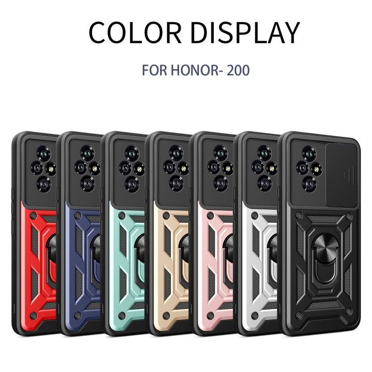 For Honor 200 Sliding Camera Cover Design TPU+PC Phone Case(Gold) - free shipping - PMC TechLife - Order now!
