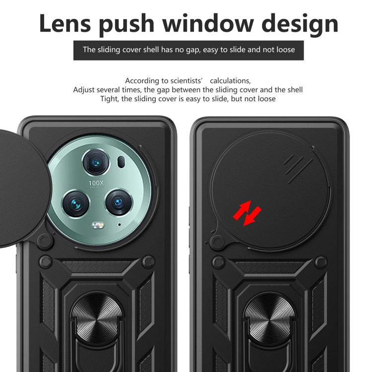 For Honor Magic5 Pro Sliding Camera Cover Design TPU+PC Phone Case(Green) - free shipping - PMC TechLife - Order now!