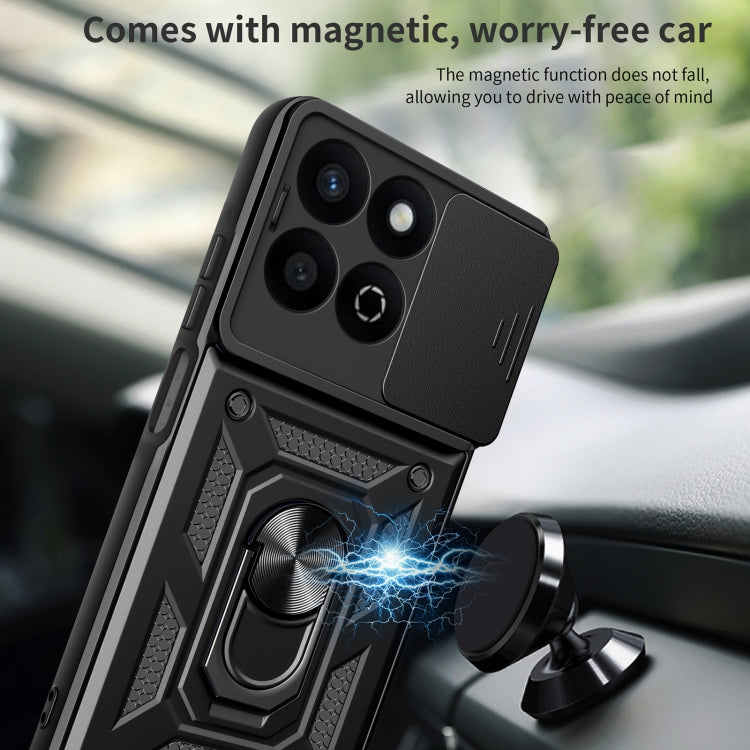 For Honor 200 Smart Sliding Camera Cover Design TPU+PC Phone Case(Red) - free shipping - PMC TechLife - Order now!