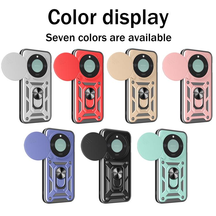 For Honor X9c Smart Sliding Camera Cover Design TPU+PC Phone Case(Green) - free shipping - PMC TechLife - Order now!