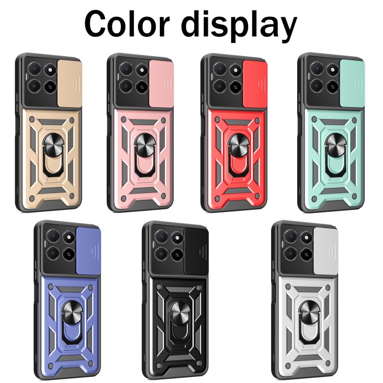 For Honor X5b Plus Sliding Camera Cover Design TPU+PC Phone Case(Green) - free shipping - PMC TechLife - Order now!