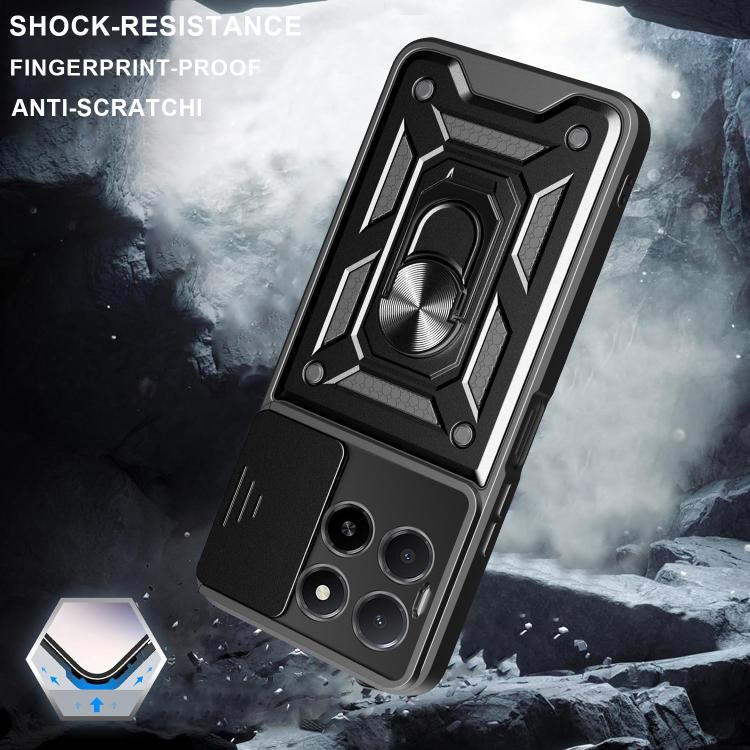 For Honor X5b Plus Sliding Camera Cover Design TPU+PC Phone Case(Green) - free shipping - PMC TechLife - Order now!