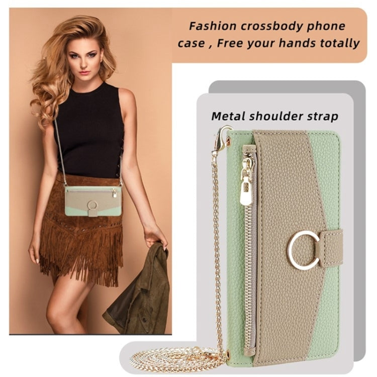 For Blackview A85 Crossbody Litchi Texture Leather Phone Case(Green) - More Brand by PMC Jewellery | Online Shopping South Africa | PMC Jewellery