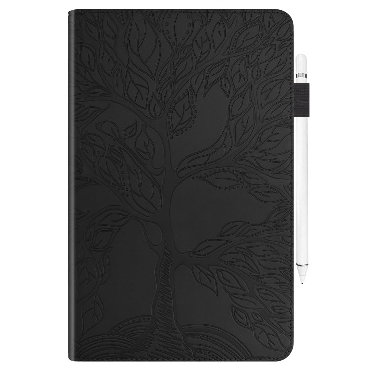 For Lenovo Tab P12 / Xiaoxin Pad Pro 12.7 2023 Life Tree Series Horizontal Flip Leather Tablet Case(Black) - Lenovo by PMC TechLife | Online Shopping South Africa | PMC TechLife | Buy Now Pay Later Mobicred