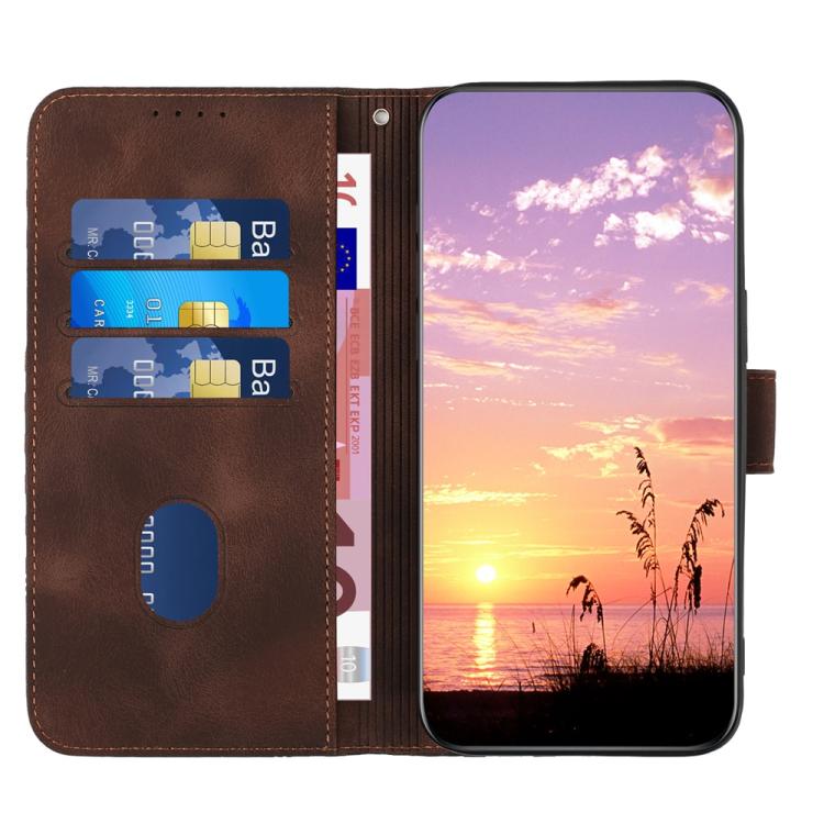 For iPhone 17 Air YX0060 Elephant Head Embossed Phone Leather Case with Lanyard(Coffee) - free shipping - PMc TechLife - Order now!