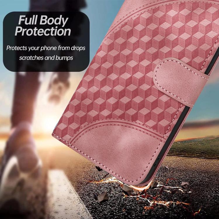 For iPhone 17 Pro Max YX0060 Elephant Head Embossed Phone Leather Case with Lanyard(Pink) - free shipping - PMc TechLife - Order now!
