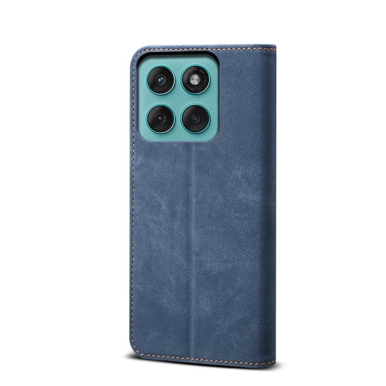 For Motorola Edge 60 Denim Texture Flip Leather Phone Case(Blue) - free shipping - PMC TechLife - Order now!