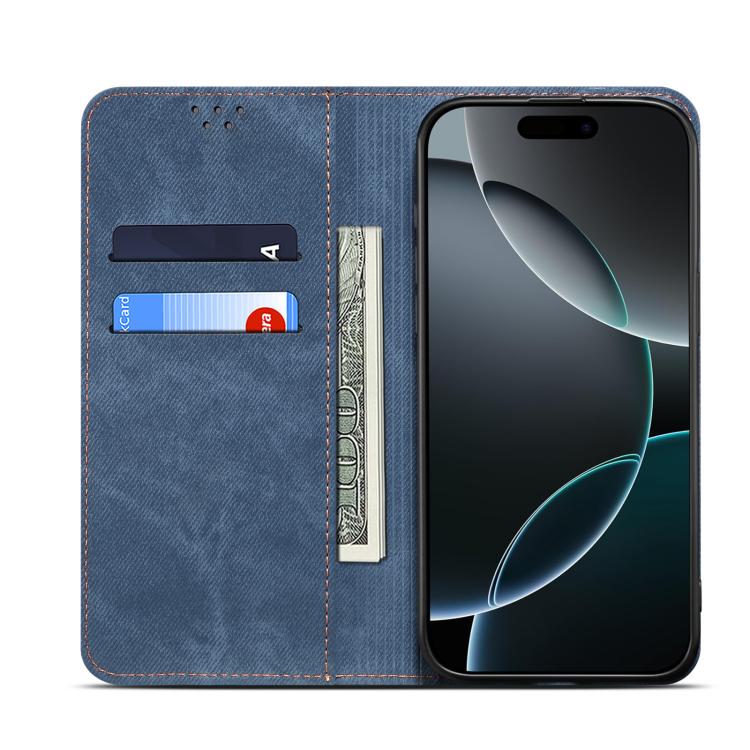 For Motorola Edge 60 Denim Texture Flip Leather Phone Case(Blue) - free shipping - PMC TechLife - Order now!