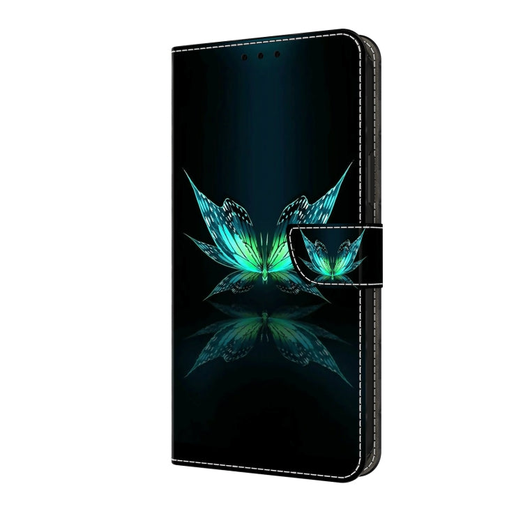 For Honor Magic6 Lite Crystal 3D Shockproof Protective Leather Phone Case(Reflection Dutterfly) - Honor Cases by PMC TechLife | Online Shopping South Africa | PMC TechLife | Buy Now Pay Later Mobicred