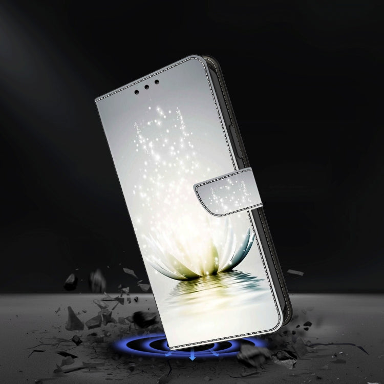 For Honor Magic6 Lite Crystal 3D Shockproof Protective Leather Phone Case(Light Lotus) - free shipping - PMC TechLife - Order now!