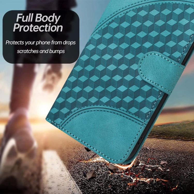 For Google Pixel 9 Pro YX0060 Elephant Head Embossed Phone Leather Case with Lanyard(Light Blue) - Google Cases by PMC TechLife | Online Shopping South Africa | PMC TechLife | Buy Now Pay Later Mobicred