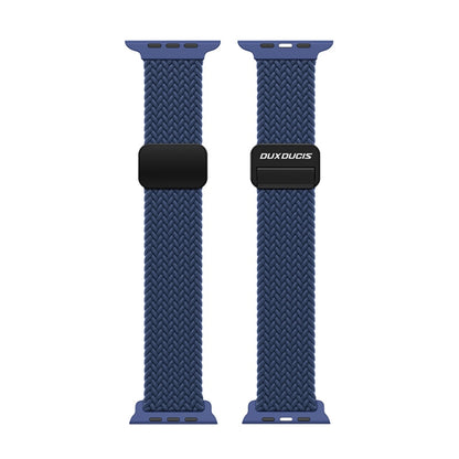 For Apple Watch Series 9 45mm DUX DUCIS Mixture Pro Series Magnetic Buckle Nylon Braid Watch Band(Rainbow) - Watch Bands by DUX DUCIS | Online Shopping South Africa | PMC Jewellery | Buy Now Pay Later Mobicred