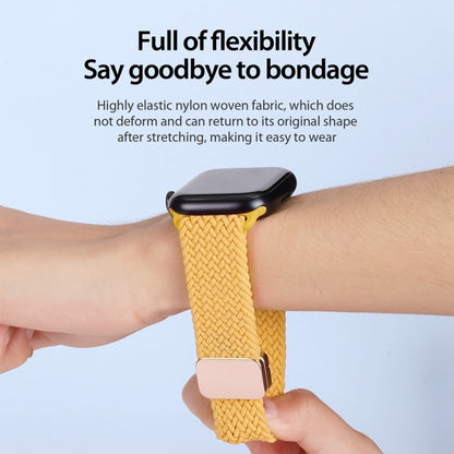 For Apple Watch Series 8 41mm DUX DUCIS Mixture Pro Series Magnetic Buckle Nylon Braid Watch Band(Sunny Color) - Watch Bands by DUX DUCIS | Online Shopping South Africa | PMC Jewellery | Buy Now Pay Later Mobicred