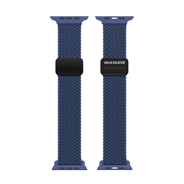 For Apple Watch Series 7 41mm DUX DUCIS Mixture Pro Series Magnetic Buckle Nylon Braid Watch Band(Rainbow) - Watch Bands by DUX DUCIS | Online Shopping South Africa | PMC Jewellery | Buy Now Pay Later Mobicred