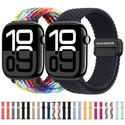 For Apple Watch Series 6 40mm DUX DUCIS Mixture Pro Series Magnetic Buckle Nylon Braid Watch Band(Clay) - Watch Bands by DUX DUCIS | Online Shopping South Africa | PMC Jewellery | Buy Now Pay Later Mobicred