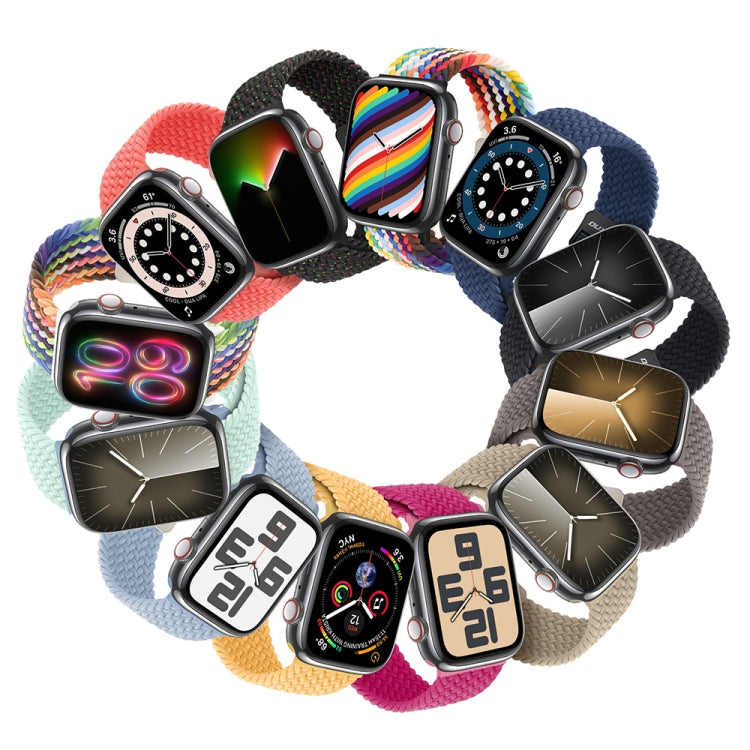 For Apple Watch Series 10 42mm DUX DUCIS Mixture Pro Series Magnetic Buckle Nylon Braid Watch Band(Rainbow) - Watch Bands by DUX DUCIS | Online Shopping South Africa | PMC Jewellery | Buy Now Pay Later Mobicred