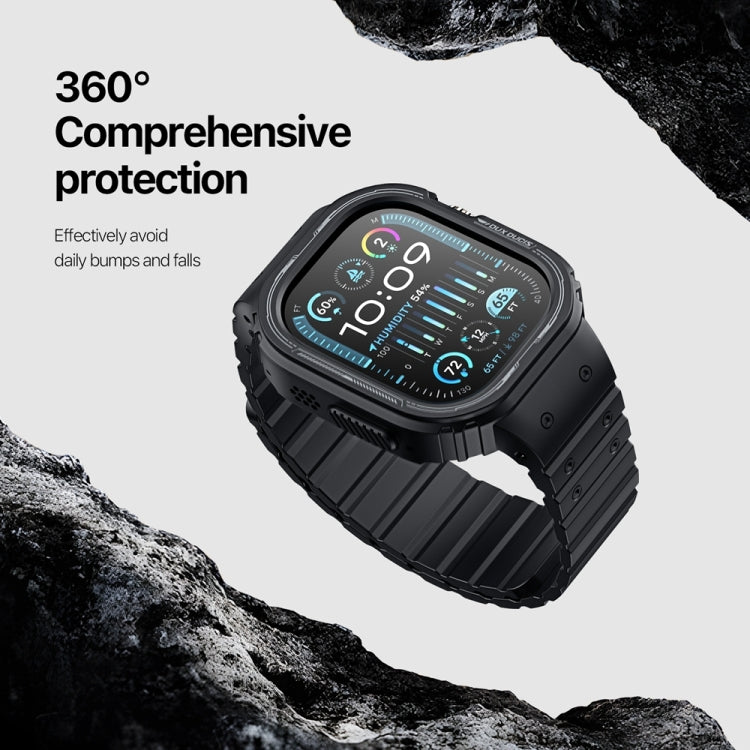 For Apple Watch Ultra 49mm DUX DUCIS OA Series Integrated Magnetic Watch Band(Black) - Watch Bands by DUX DUCIS | Online Shopping South Africa | PMC Jewellery | Buy Now Pay Later Mobicred