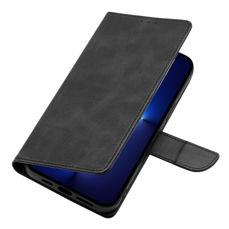 For Honor Magic6 Pro Calf Texture Buckle Flip Leather Phone Case(Black) - free shipping - PMC Jewellery - Order now!