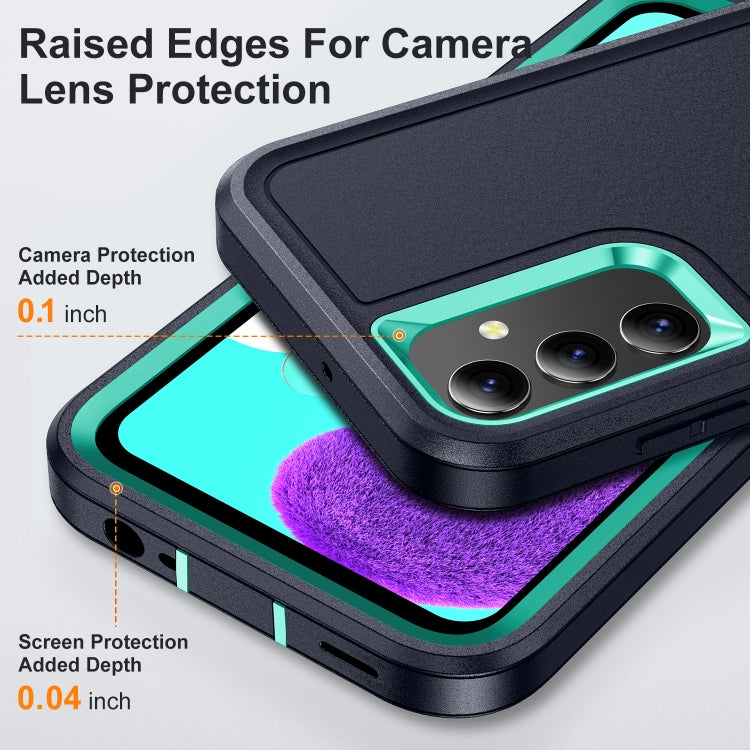 For Samsung Galaxy A15 5G Life Waterproof Rugged Phone Case(Dark Blue + Light Blue) - Galaxy Phone Cases by PMC TechLife | Online Shopping South Africa | PMC TechLife