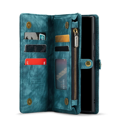 For Samsung Galaxy Note20 Ultra CaseMe-008 Detachable Multifunctional Horizontal Flip Leather Case with Card Slot & Holder & Zipper Wallet & Photo Frame(Blue) - Galaxy Note20 Ultra Cases by CaseMe | Online Shopping South Africa | PMC Jewellery | Buy Now Pay Later Mobicred