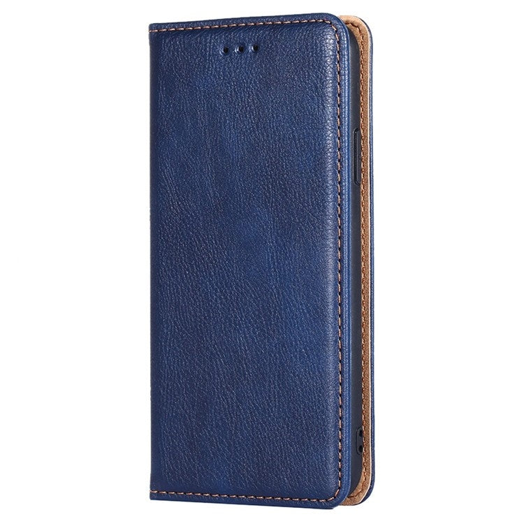 For Huawei Pura 70 Gloss Oil Solid Color Magnetic Leather Phone Case(Blue) - Huawei Cases by PMC Jewellery | Online Shopping South Africa | PMC Jewellery | Buy Now Pay Later Mobicred