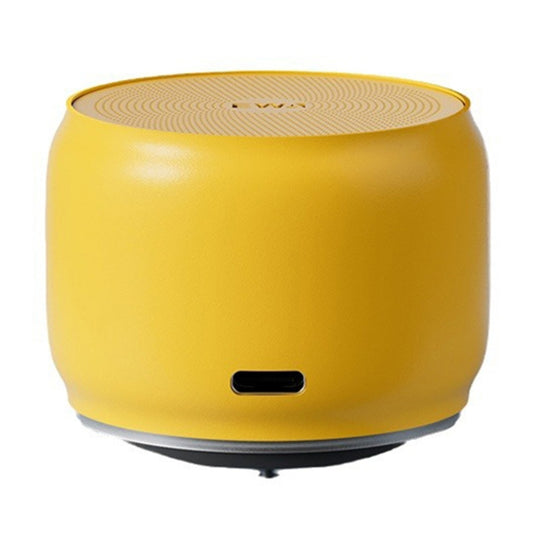 EWA A126 Mini Bluetooth 5.0 Bass Radiator Metal Speaker(Yellow) - Mini Speaker by EWA | Online Shopping South Africa | PMC Jewellery | Buy Now Pay Later Mobicred