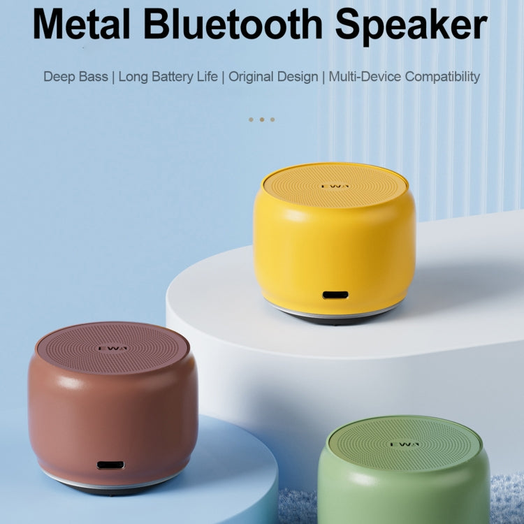 EWA A126 Mini Bluetooth 5.0 Bass Radiator Metal Speaker(Purple) - Mini Speaker by EWA | Online Shopping South Africa | PMC Jewellery | Buy Now Pay Later Mobicred