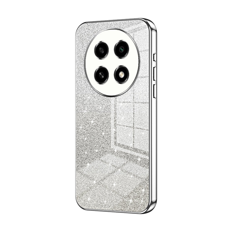 For OPPO A2 Pro Gradient Glitter Powder Electroplated Phone Case(Silver) - A2 Pro Cases by PMC Jewellery | Online Shopping South Africa | PMC Jewellery | Buy Now Pay Later Mobicred
