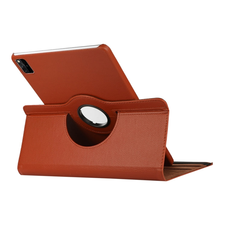 For Lenovo Tab M11 / Xiaoxin Pad 11 2024 360 Degree Rotation Litchi Texture Leather Tablet Case(Red) - Lenovo by PMC Jewellery | Online Shopping South Africa | PMC Jewellery | Buy Now Pay Later Mobicred