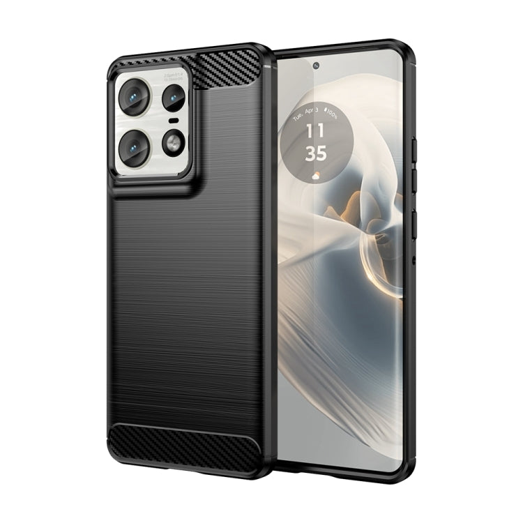 For Motorola Edge 50 Pro Carbon Fiber Brushed Texture TPU Phone Case(Black) - free shipping - PMC TechLife - Order now!