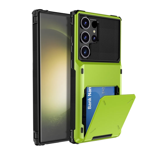 For Samsung Galaxy S24 Ultra 5G Scratch-Resistant Shockproof Heavy Duty Rugged Armor Phone Case(Green) - Galaxy S24 Ultra 5G Cases by PMC Jewellery | Online Shopping South Africa | PMC Jewellery | Buy Now Pay Later Mobicred