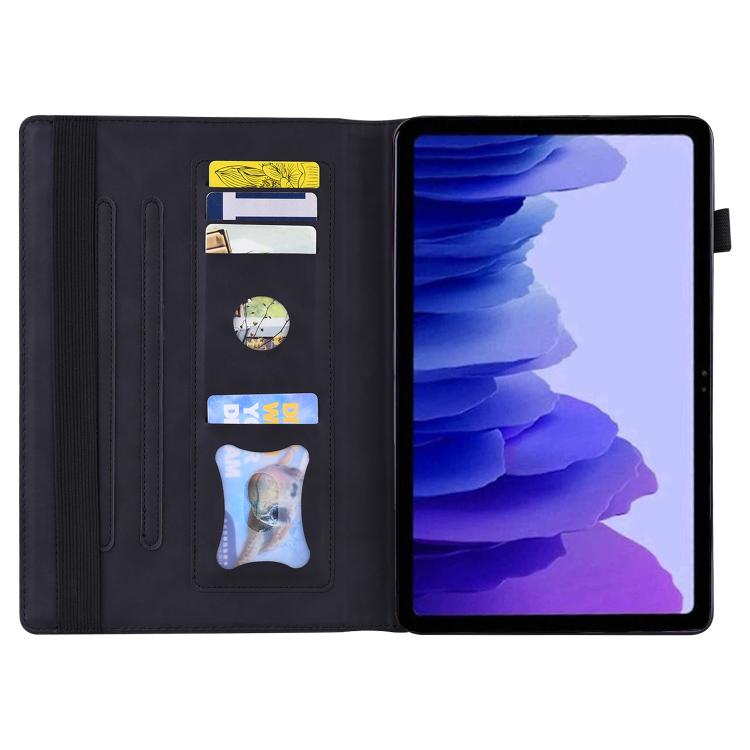 For Honor Pad V9 Splicing Shockproof Leather Tablet Case(Black) - Honor by PMC TechLife | Online Shopping South Africa | PMC TechLife | Buy Now Pay Later Mobicred