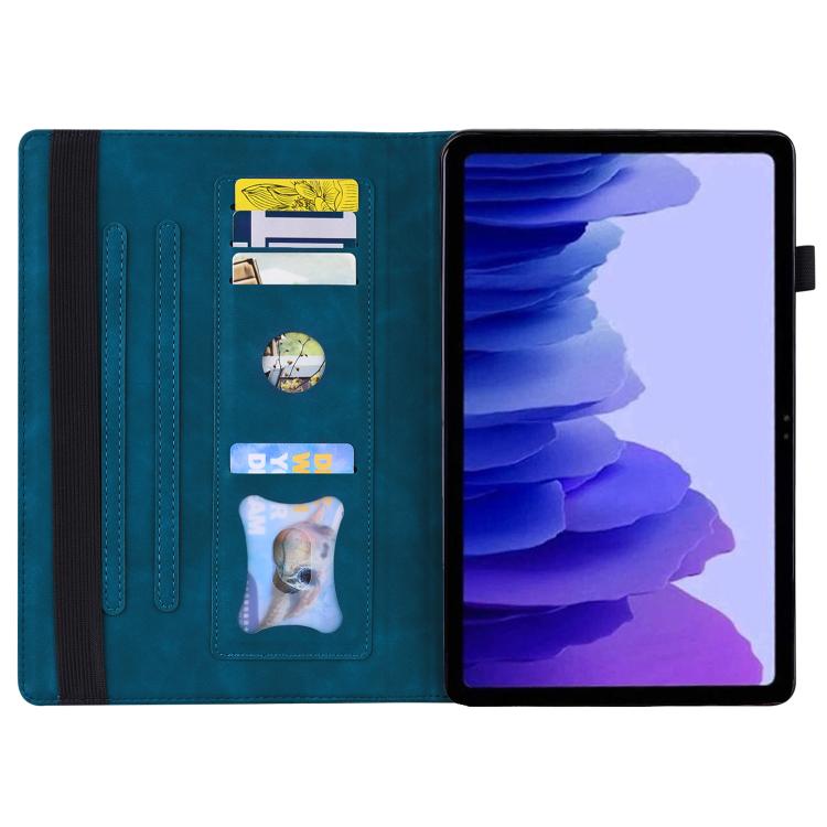 For Honor Pad V9 Splicing Shockproof Leather Tablet Case(Blue) - Honor by PMC TechLife | Online Shopping South Africa | PMC TechLife | Buy Now Pay Later Mobicred