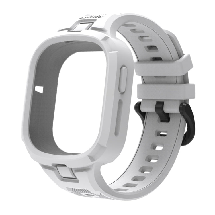 For Honor Watch 4 Solid Color Integrated TPU Watch Band(White) - Watch Bands by PMC TechLife | Online Shopping South Africa | PMC TechLife