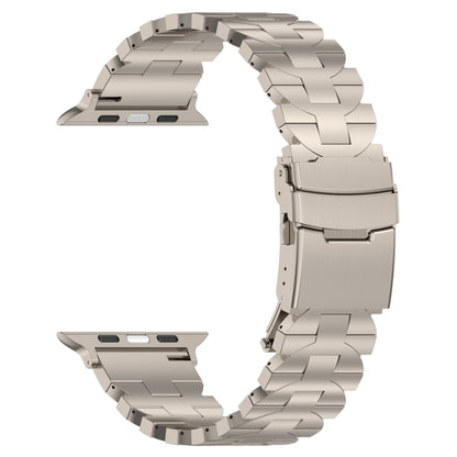 For Apple Watch SE 40mm Butterfly Type Titanium Steel Watch Band(Titanium) - Watch Bands by PMC Jewellery | Online Shopping South Africa | PMC Jewellery