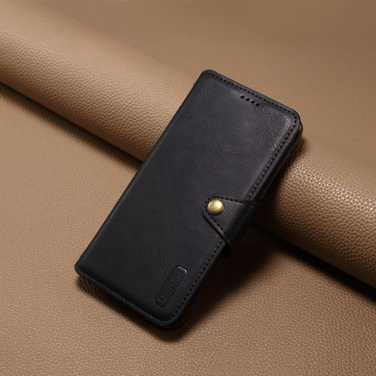 For iPhone 16 Denior Cowhide Texture Wallet Style Leather Phone Case(Black) - free shipping - PMC Jewellery - Order now!